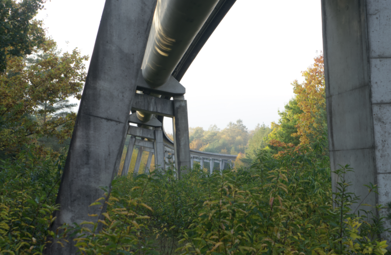 The Elevated Design Is an Advantage of the Transrapid