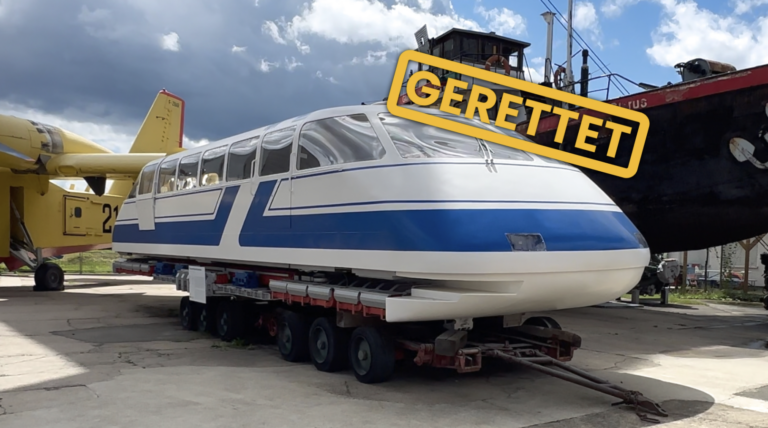 Technik Museum Speyer Stops TR04 Conversion into a Hotel Room