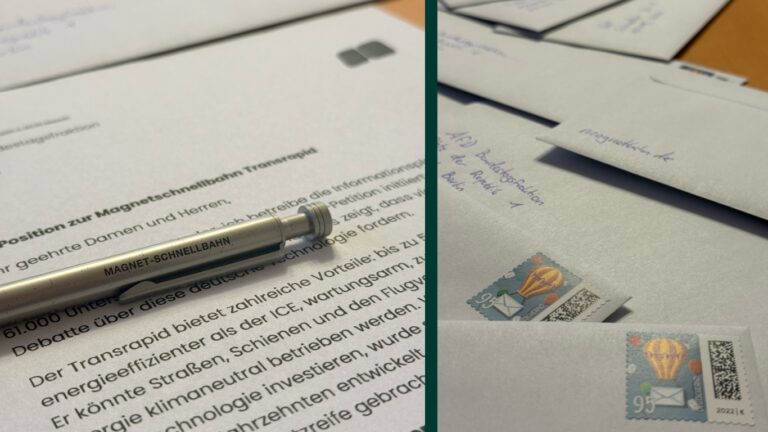 magnetbahn.de Asks Bundestag Parliamentary Groups and Parties About the Future of the Transrapid