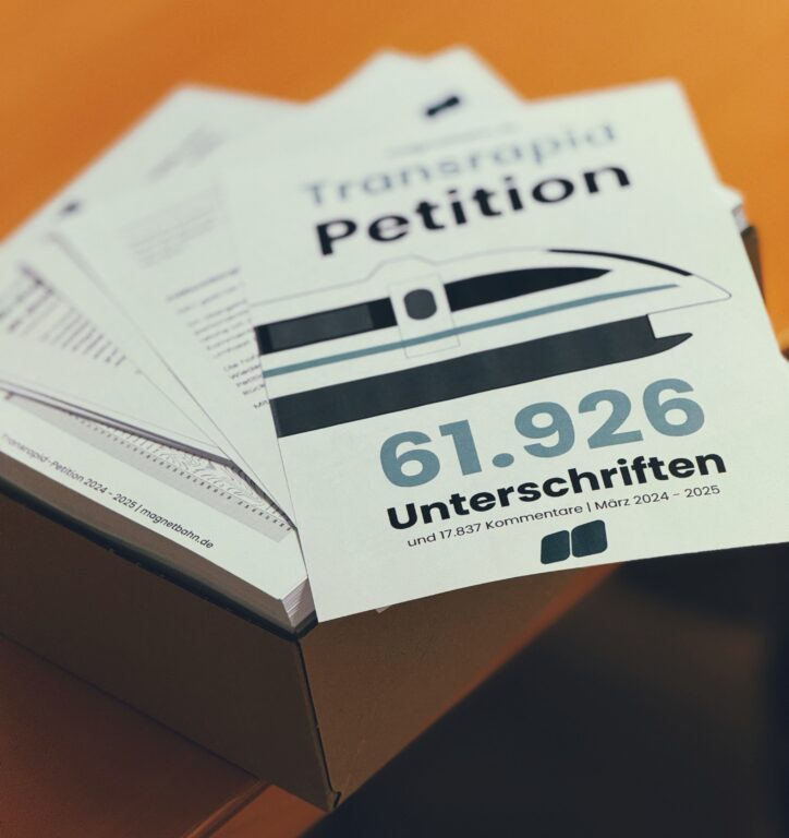 Petition Handovers Complete: Transrapid Petition Now in the Hands of Politicians